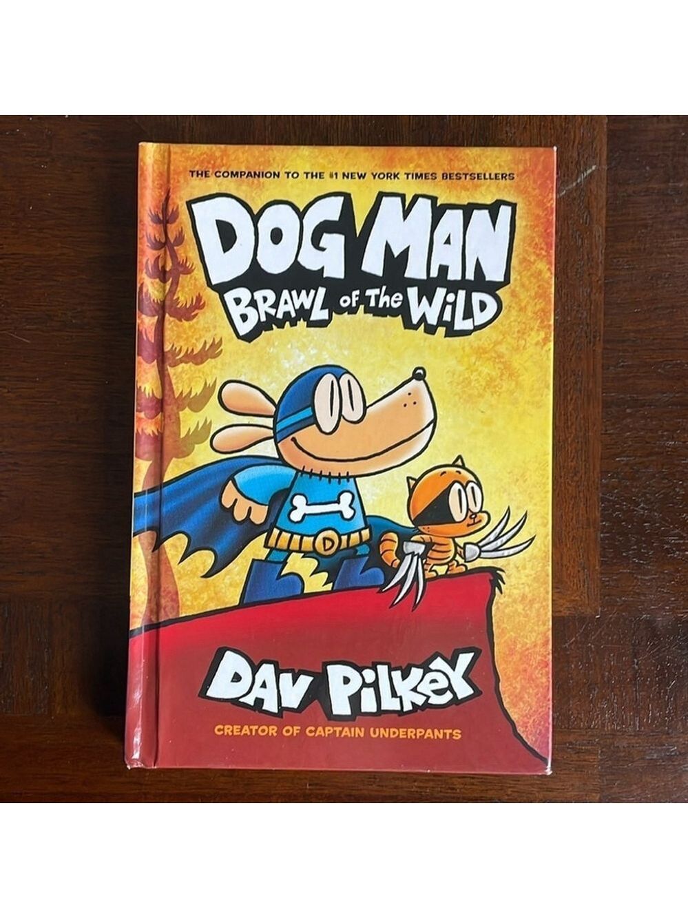 Dog Man Brawl of the Wild Hardcover Graphic Novel Book